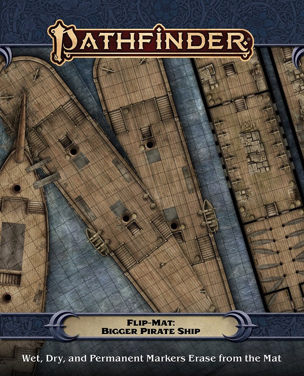 Pathfinder Flip-Mat Bigger Pirate Ship Pathfinder Paizo    | Red Claw Gaming