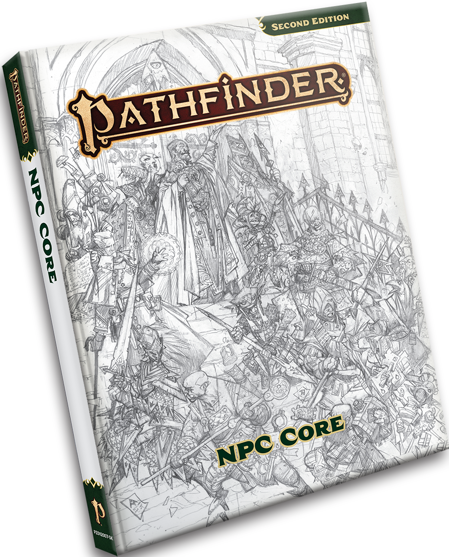 PATHFINDER 2E NPC CORE SKETCH Pathfinder Paizo | Red Claw Gaming