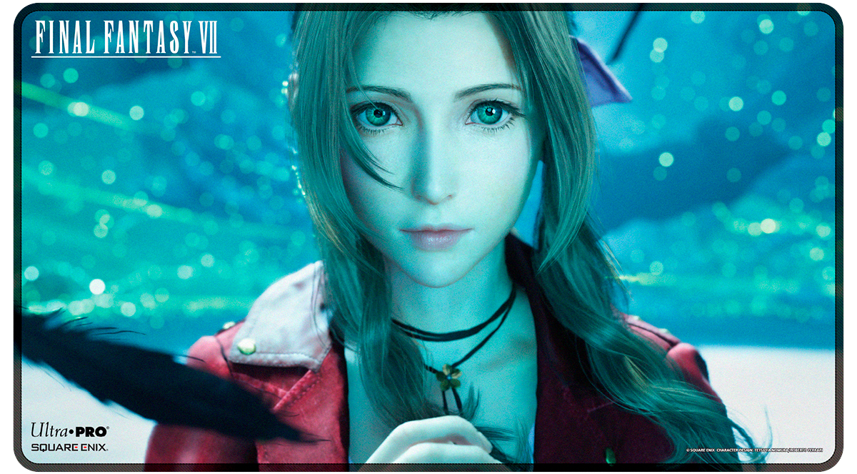 FINAL FANTASY VII PLAYMAT - AERITH Playmats Ultra Pro | Red Claw Gaming