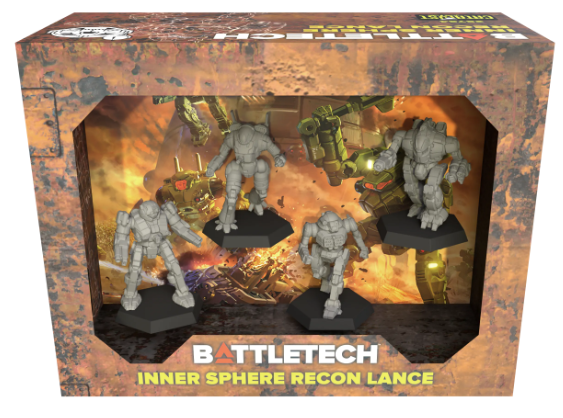 BATTLETECH INNER SPHERE RECON LANCE FORCEPACK Battletech Catalyst | Red Claw Gaming