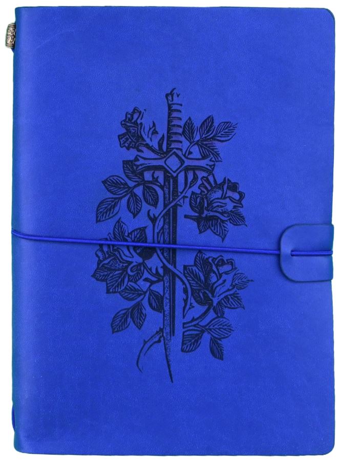 CHARACTER JOURNAL BLUE SWORD AND ROSE Hrothgar's Hoard Red Claw Gaming | Red Claw Gaming