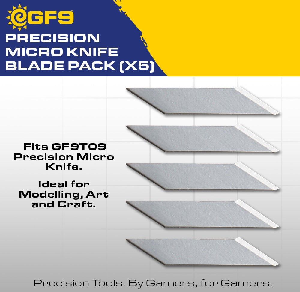 GALEFORCE 9 PRECISION MICRO KNIFE BLADE PACK Tool GaleForce Nine    | Red Claw Gaming
