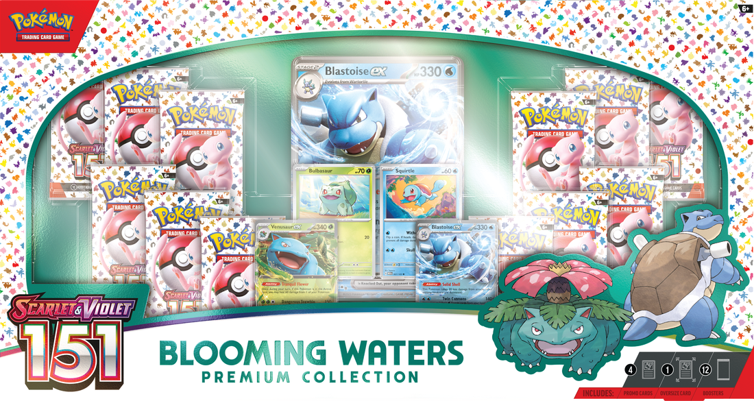 POKEMON BLOOMING WATERS PREMIUM COLLECTION Pokemon Pokemon | Red Claw Gaming