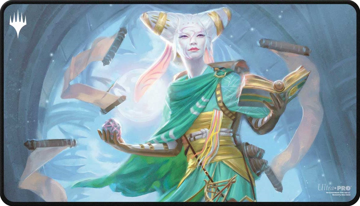 Innistrad Remastered Tamiyo, Field Researcher Black Stitched Playmat for Magic: The Gathering Playmat Ultra Pro | Red Claw Gaming