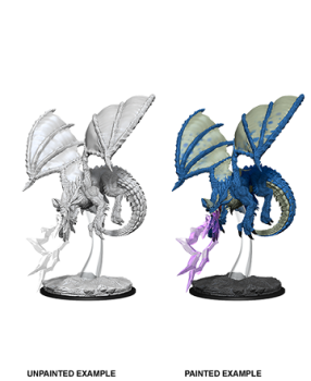 D&D Nolzur's Marvelous Miniatures: Young Blue Dragon Minatures Wizkids Games | Red Claw Gaming