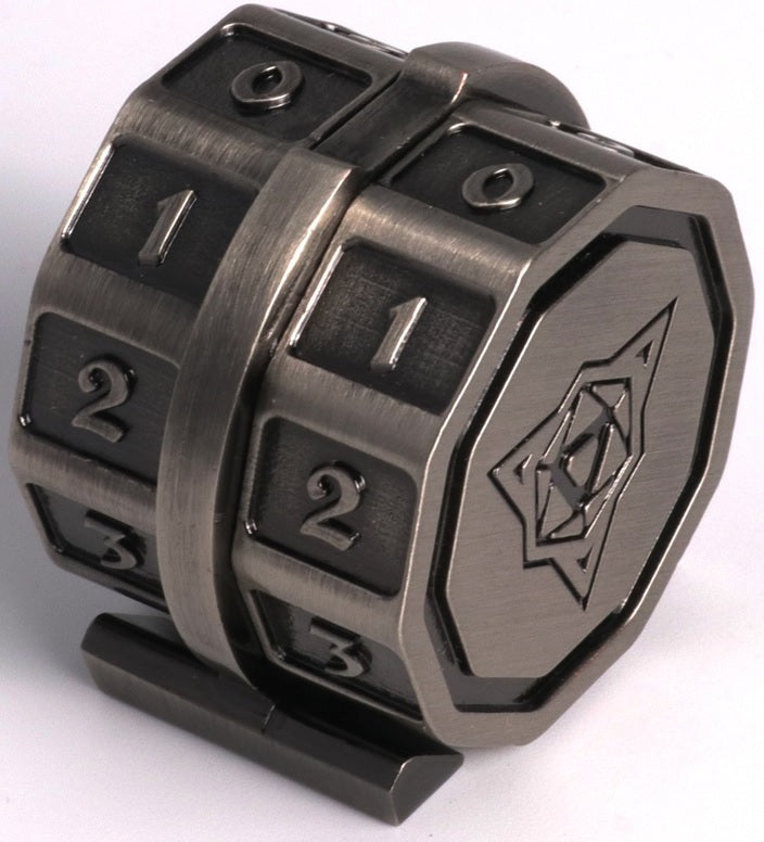 LifeLink Counter Verson 2 Die Hard Dice Battleworn Gold | Red Claw Gaming