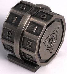 LifeLink Counter Verson 2 Die Hard Dice Battleworn Silver | Red Claw Gaming