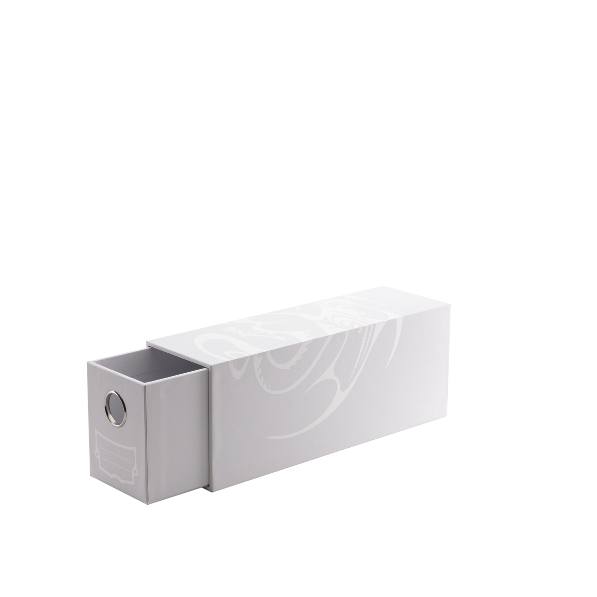 DRAGON SHIELD FORTRESS CARD DRAWERS 1 ROW WHITE | Red Claw Gaming