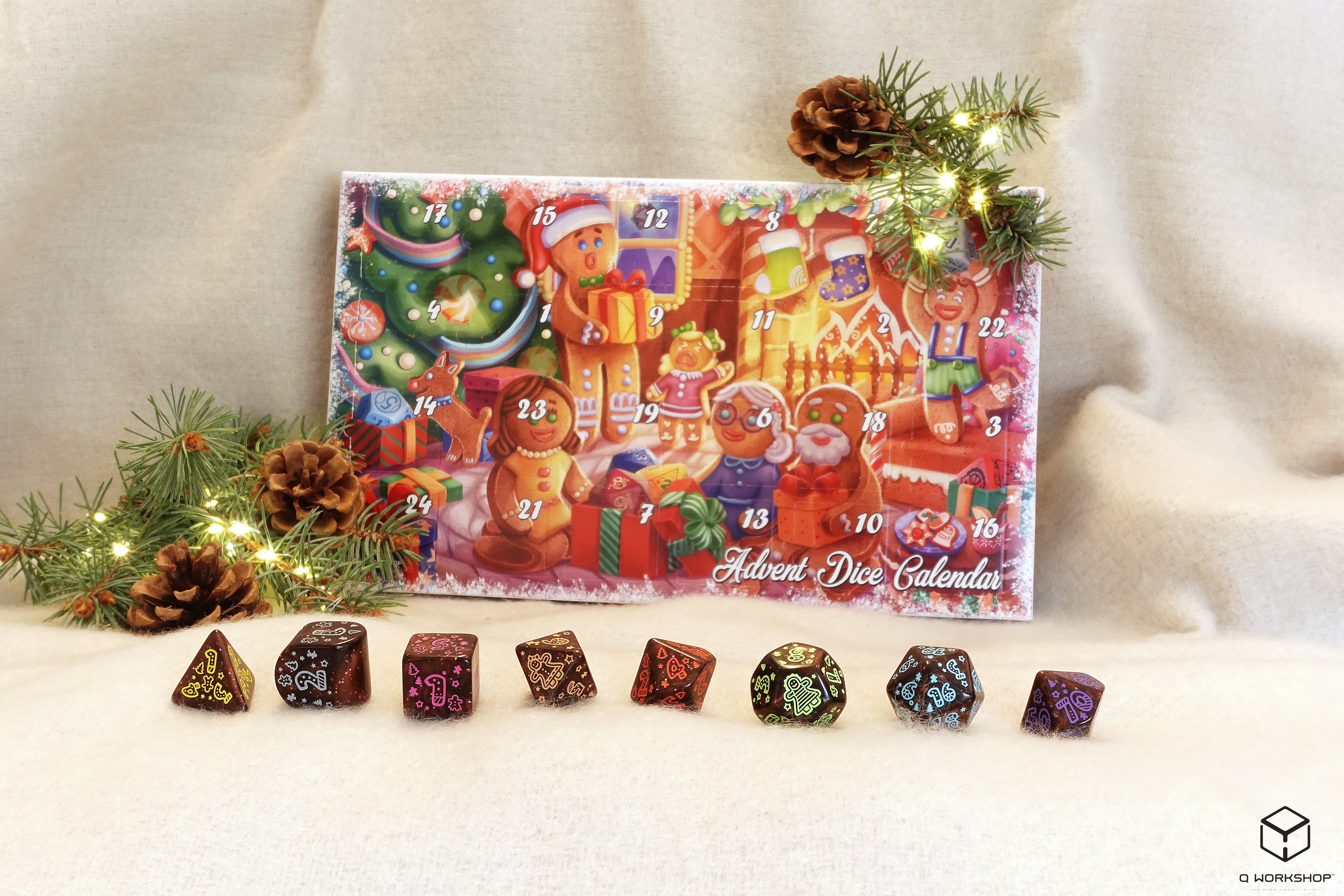 Q-WORKSHOP ADVENT DICE CALENDAR 2025 #6 Dice Q-Dice | Red Claw Gaming