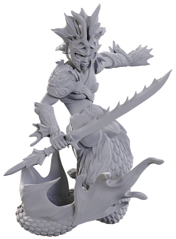 D&D Nolzur's Marvelous Miniatures: MERFOLK SCOUT Minatures Wizkids Games | Red Claw Gaming