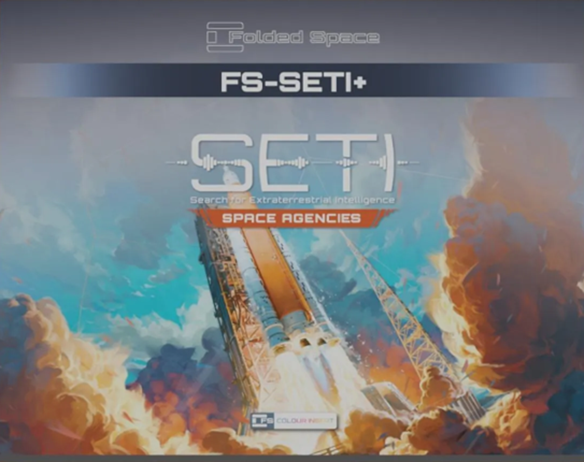 FOLDED SPACE: SETI SPACE AGENCIES Board Game Organzier Folded Space | Red Claw Gaming