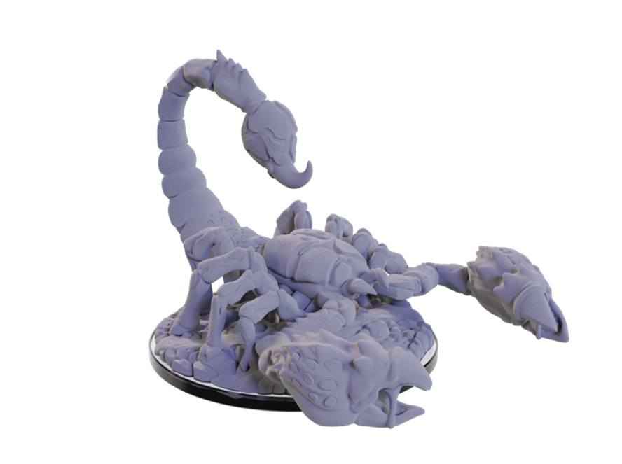 PATHFINDER UNPAINTED MAGMA SCORPION Minatures Wizkids Games    | Red Claw Gaming