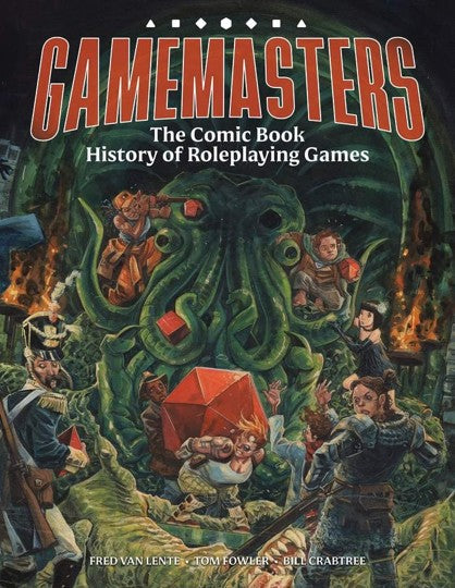 GAMEMASTERS: THE COMIC BOOK HISTORY OF ROLEPLAYING GAMES RPG Book Clover Press | Red Claw Gaming