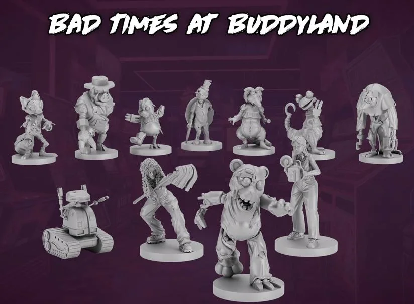 FINAL GIRL S3 BAD TIMES AT BUDDYLAND MINIATURES Board Games Van Ryder Games | Red Claw Gaming