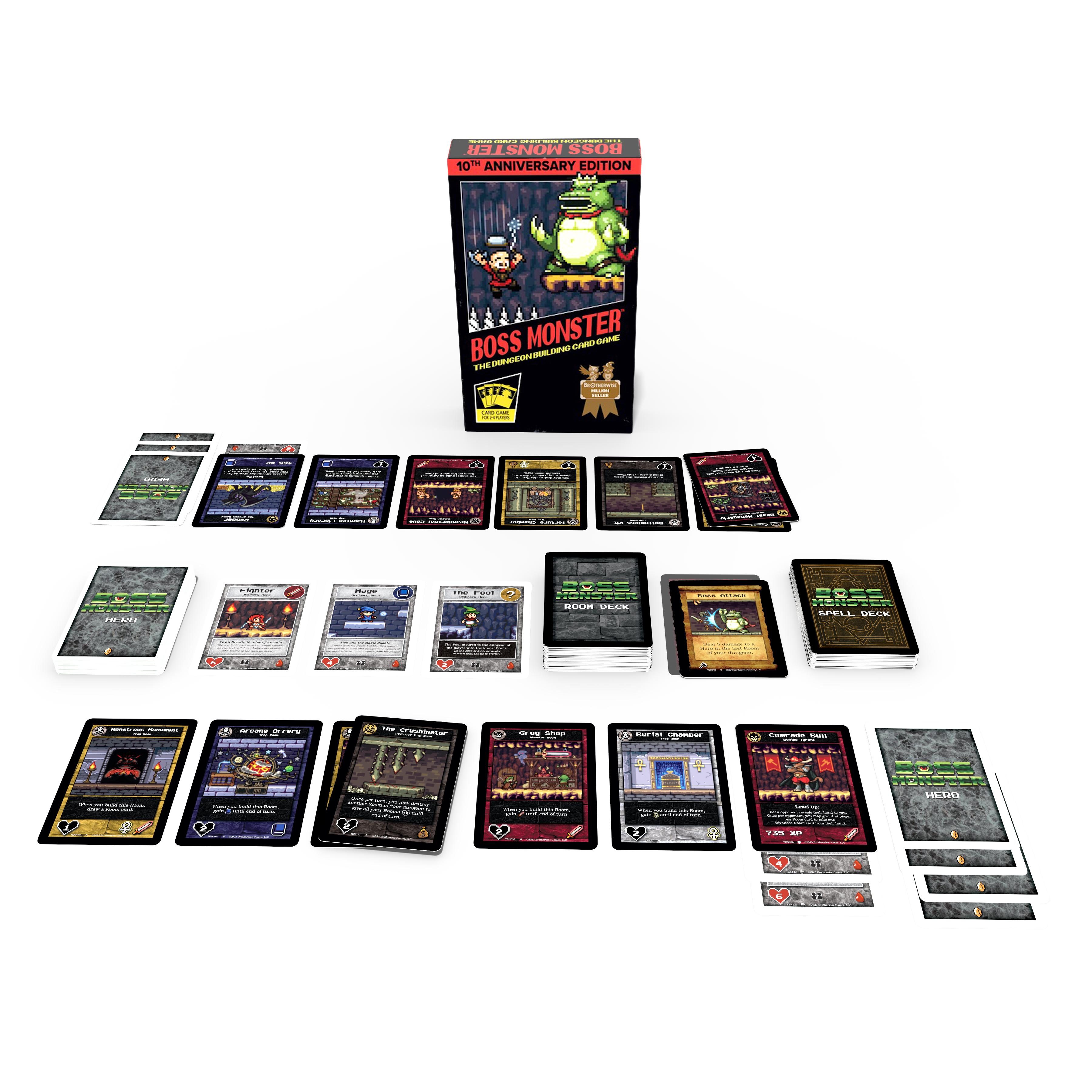 Boss Monster 10th Anniversary Edition Board Games Brotherwise Games    | Red Claw Gaming