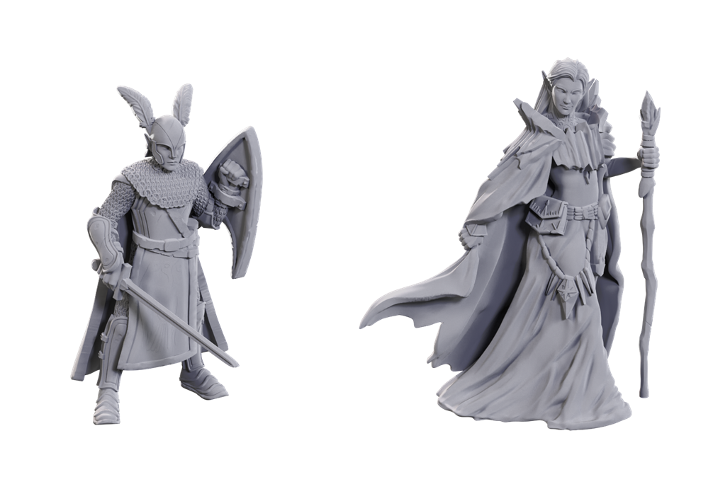 D&D Nolzur's Marvelous Miniatures: LIMITED EDITION 50TH ANNIVERSARY ELVES Minatures Wizkids Games | Red Claw Gaming