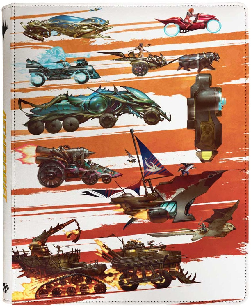 Aetherdrift Finish Line Bundle Key Art 9-Pocket Premium Zippered PRO-Binder for Magic: The Gathering Pro Binder Ultra Pro | Red Claw Gaming