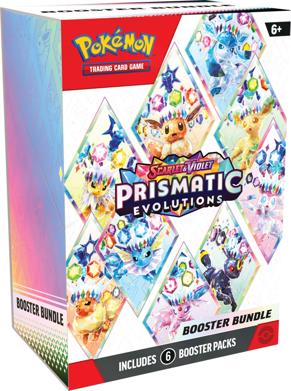 POKEMON PRISMATIC EVOLUTIONS BOOSTER BUNDLE (Limit 1 per Person) Pokemon Nintendo | Red Claw Gaming
