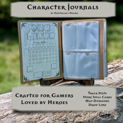 CHARACTER JOURNAL BLUE SWORD AND ROSE Hrothgar's Hoard Red Claw Gaming | Red Claw Gaming