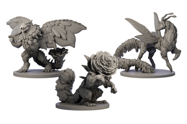 THE FIELD GUIDE TO FLORAL DRAGONS MINIS DRAGON FLORIST RPG Accessories Hit Point Press | Red Claw Gaming