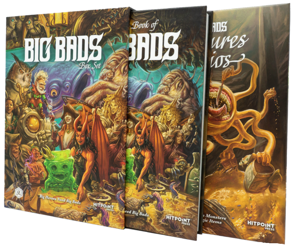 THE BIG BOOK OF BIG BADS BOX SET D&D Book Hit Point Press | Red Claw Gaming