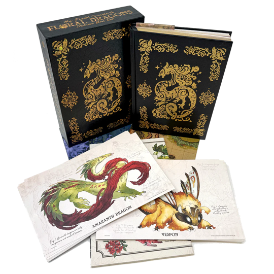 THE FIELD GUIDE TO FLORAL DRAGONS DELUXE SET D&D Book Hit Point Press | Red Claw Gaming