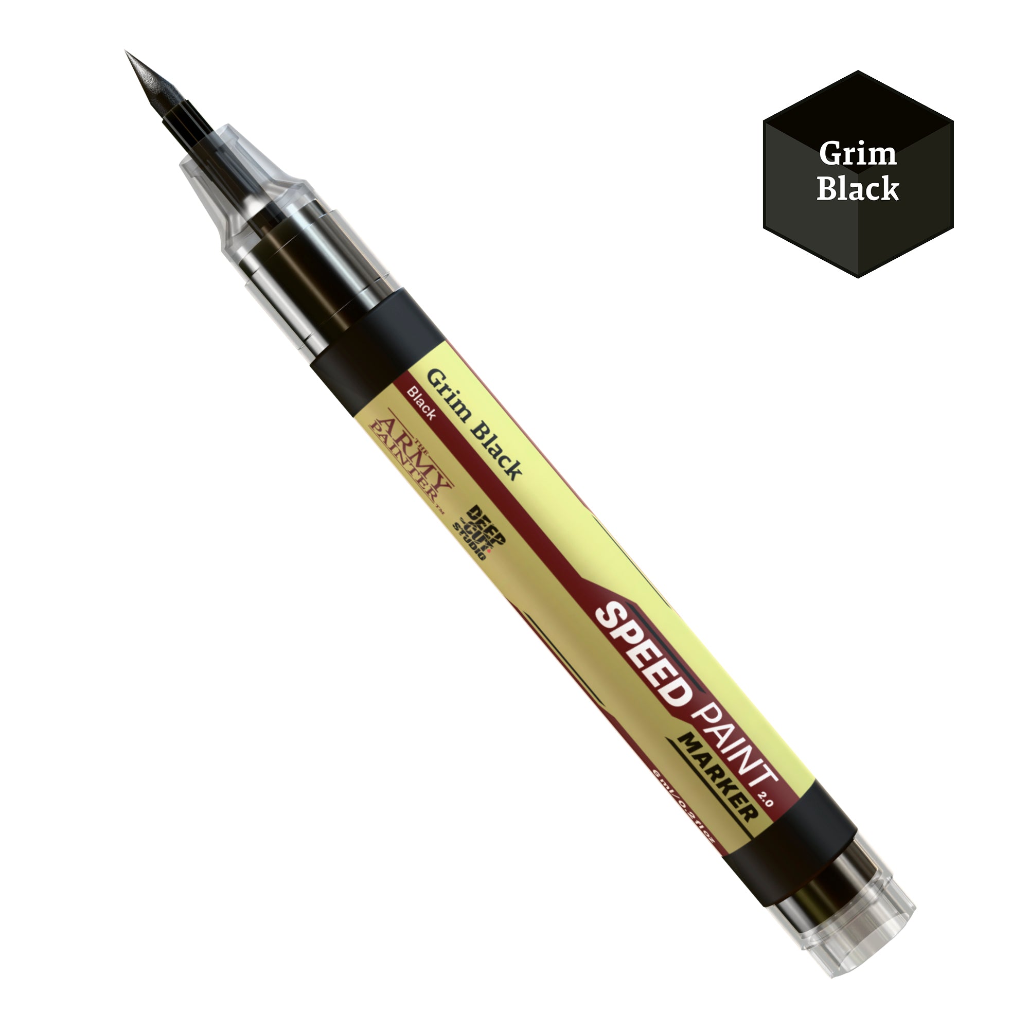 SPEEDPAINT MARKER GRIM BLACK Speed Paint Marker Army Painter | Red Claw Gaming