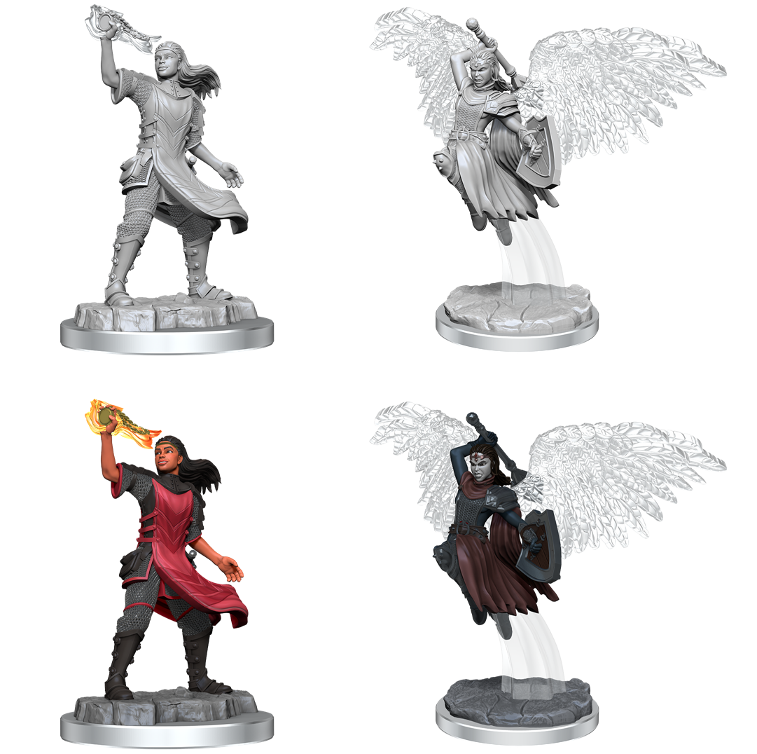 D&D Nolzur's Marvelous Miniatures: AASIMAR CLERIC FEMALE Minatures Wizkids Games    | Red Claw Gaming