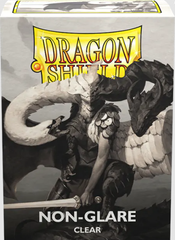 Dragon Shield Non-Glare Sleeve Verson 2 - Clear 100ct Dragon Shield Dragon Shield    | Red Claw Gaming