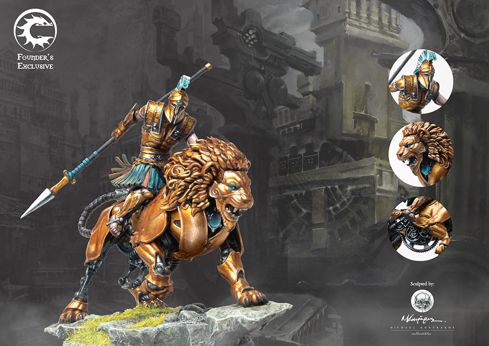 CONQUEST: CITY STATES LEONTARCHOS FOUNDER'S EXCLUSIVE Miniatures Universal DIstribution | Red Claw Gaming