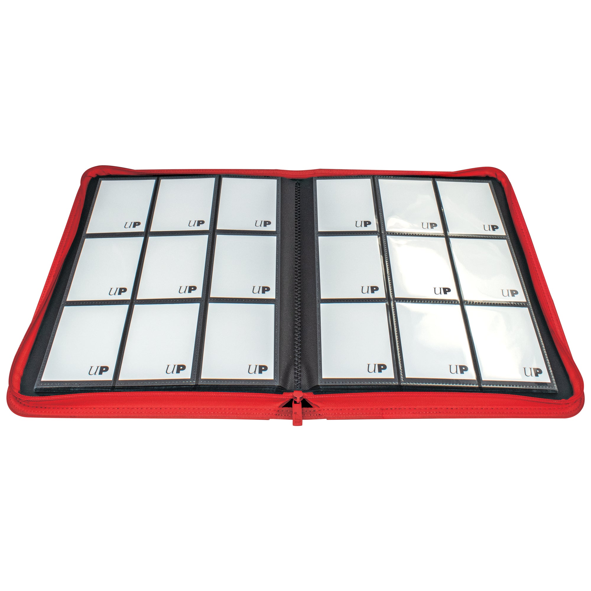 UP ZIP BINDER PRO VIVID 9PKT Red Ultra Pro | Red Claw Gaming