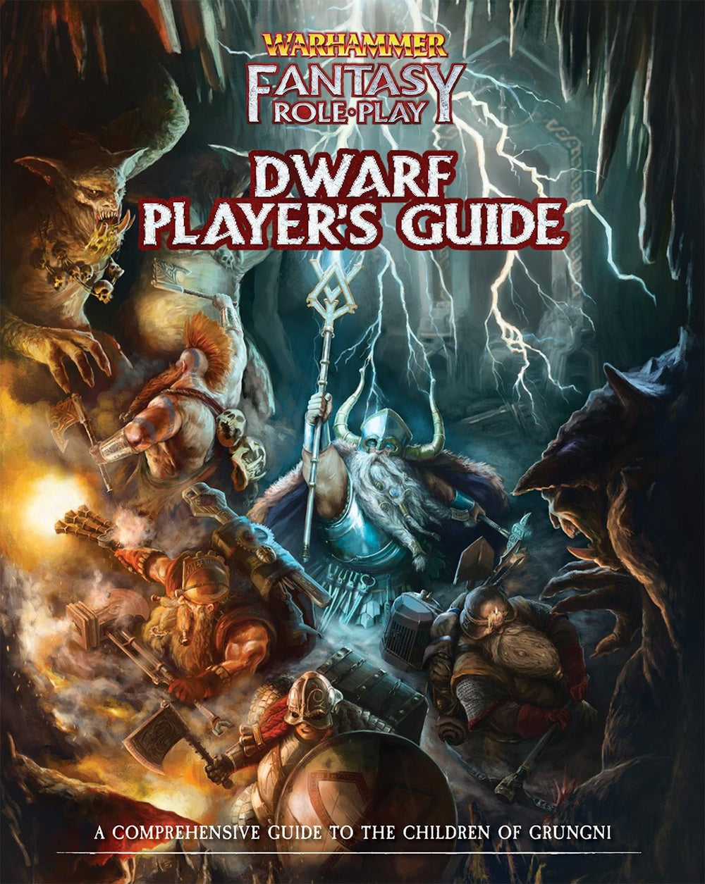 WARHAMMER FANTASY ROLEPLAY DWARF PLAYERS GUIDE HC Role Play Cubicle Seven | Red Claw Gaming