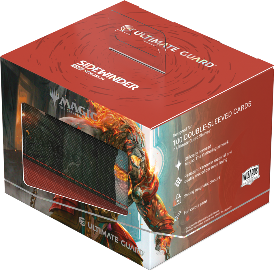 Sidewinder 100+ Xenoskin Magic: The Gathering "Reality Fracture" - Ajani, Path of Vengeance Deck Box Ultimate Guard | Red Claw Gaming