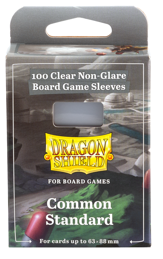 DRAGON SHIELD BOARD GAME SLEEVES COMMON STANDARD NON-GLARE Dragon Shield Dragon Shield | Red Claw Gaming