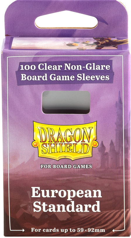 DRAGON SHIELD BOARD GAME SLEEVES EUROPEAN STANDARD NON-GLARE Dragon Shield Dragon Shield | Red Claw Gaming