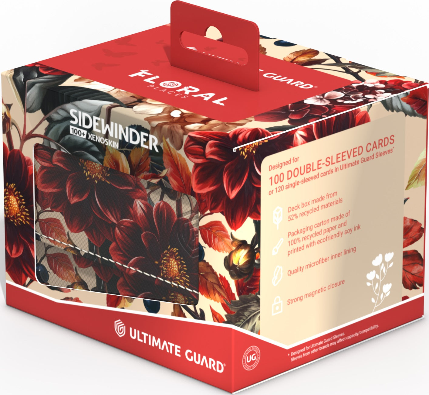 UG DECK CASE SIDEWINDER 100+ FLORAL AUTUMN HEATH Deck Box Ultimate Guard | Red Claw Gaming