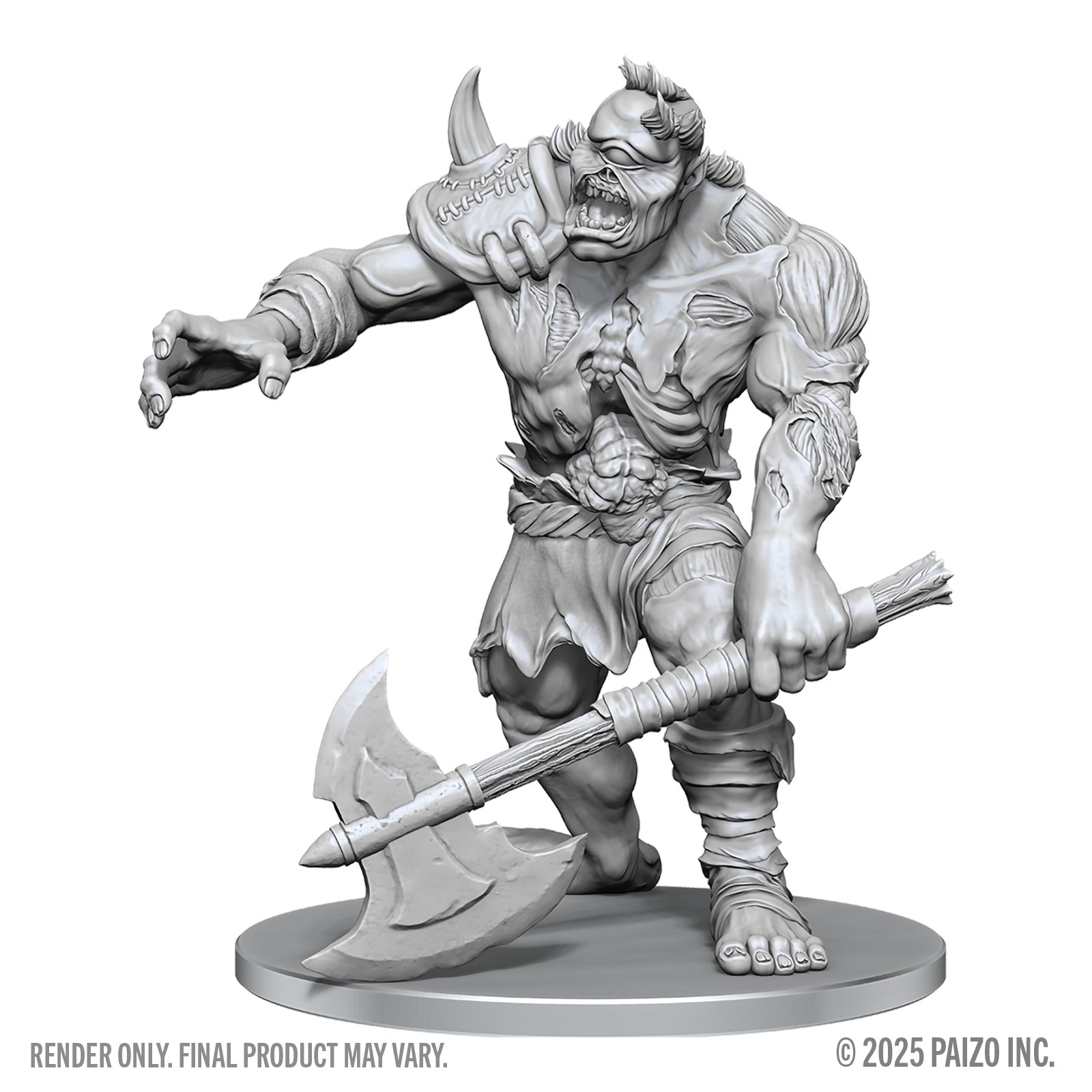 PF UNPAINTED MINIS WV28 DREAD ZOMBIE CYCLOPS Minatures Wizkids Games | Red Claw Gaming