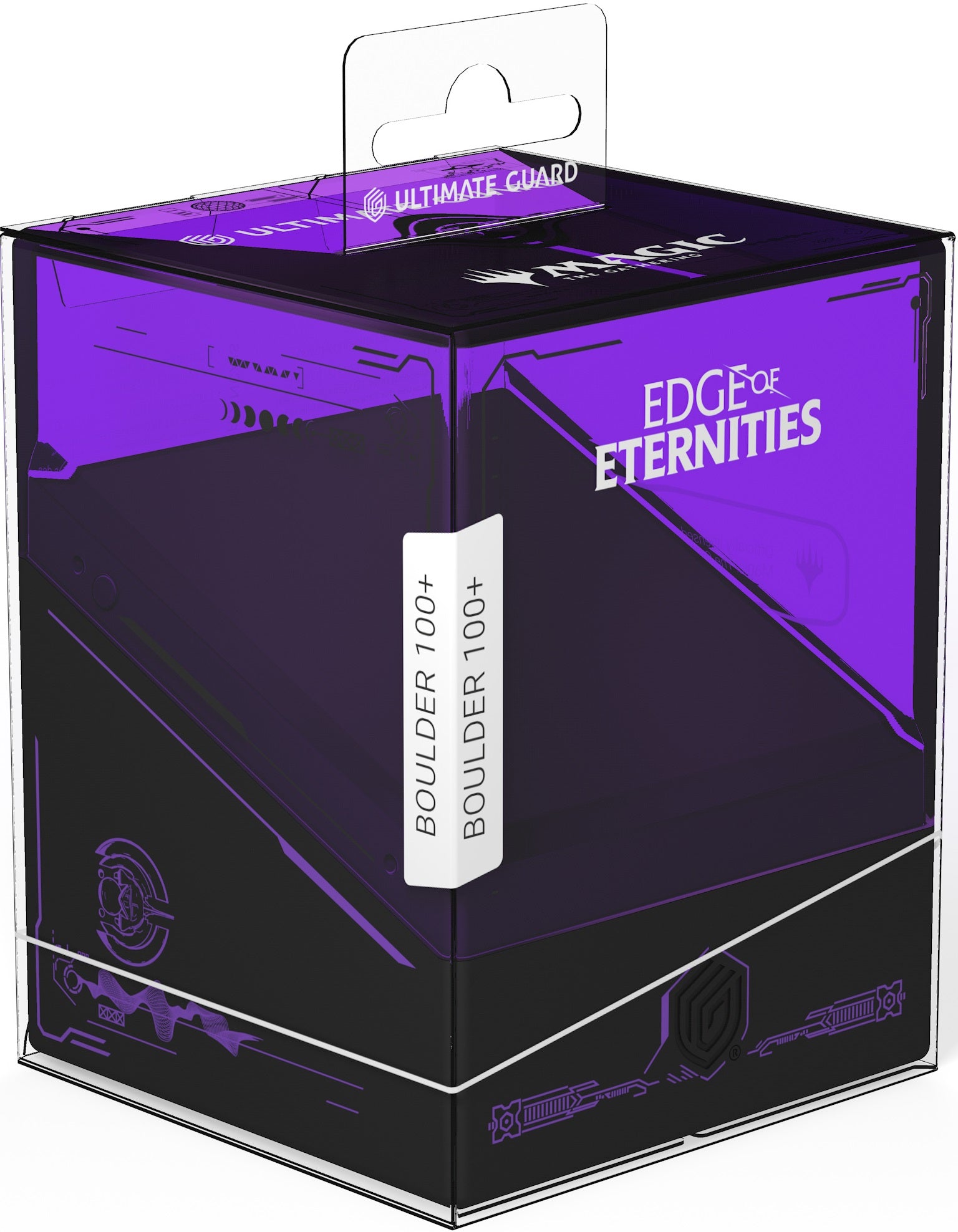 UG DECK CASE BOULDER 100+ MTG EDGE OF ETERNITIES PURPLE Deck Box Ultimate Guard | Red Claw Gaming