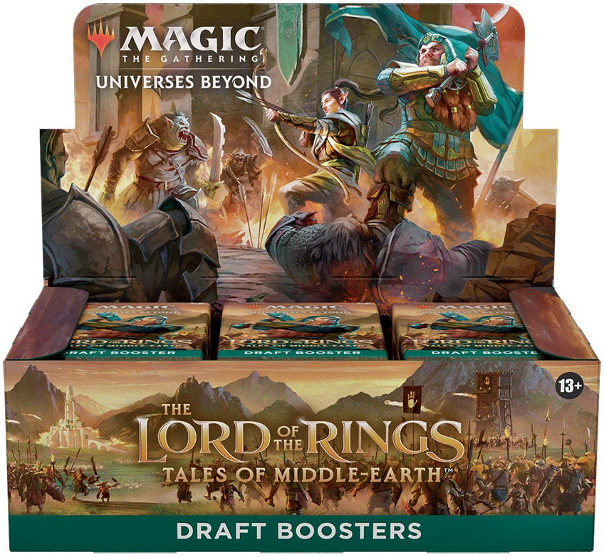 The Lord of the Rings: Tales of Middle-earth - Draft Booster Box Sealed Magic the Gathering Red Claw Gaming    | Red Claw Gaming