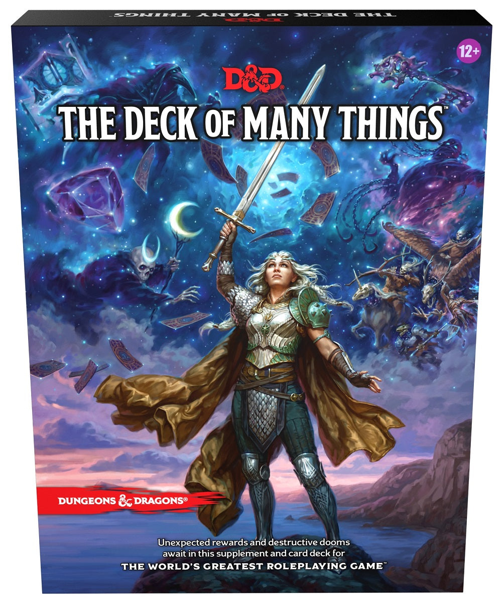 D&D The Deck of Many Things D&D Book Wizards of the Coast    | Red Claw Gaming