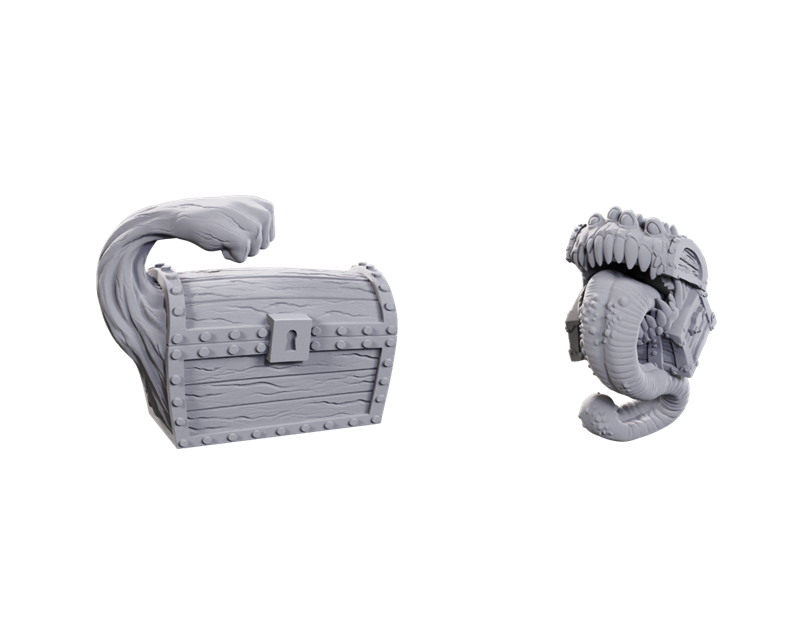 D&D Nolzur's Marvelous Miniatures: LIMITED EDITION 50TH ANNIVERSARY MIMICS Minatures Wizkids Games | Red Claw Gaming