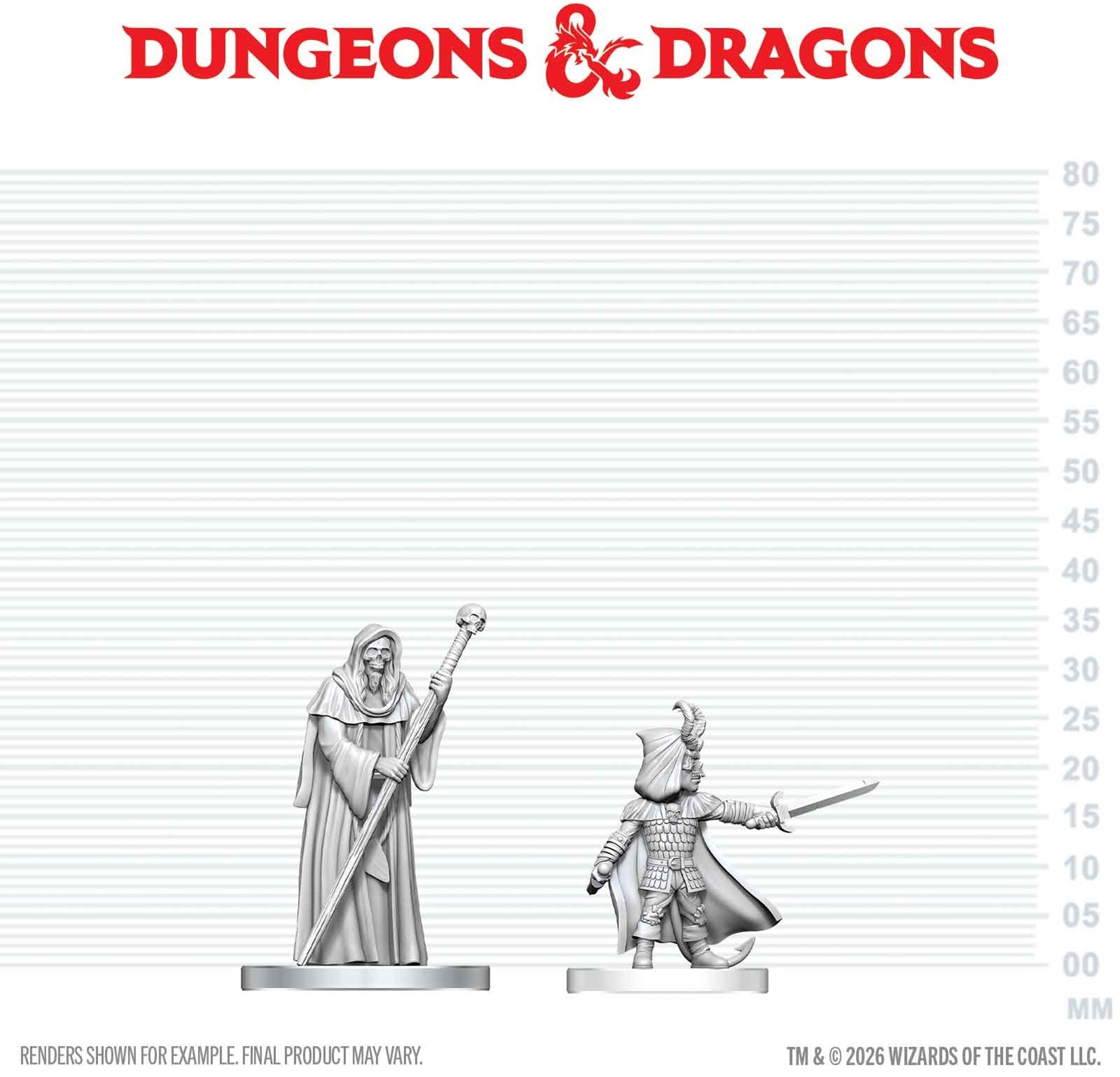 DND UNPAINTED MINIS WV29 CULTIST OF BHAAL & CULTIST OF MYRKUL | Red Claw Gaming