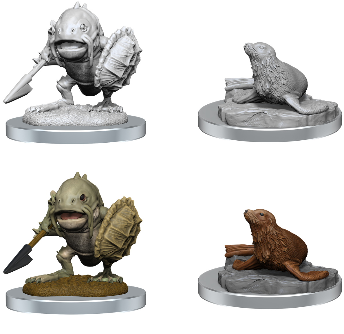 D&D Nolzur's Marvelous Miniatures: LOCATHAH AND SEAL Minatures Wizkids Games    | Red Claw Gaming