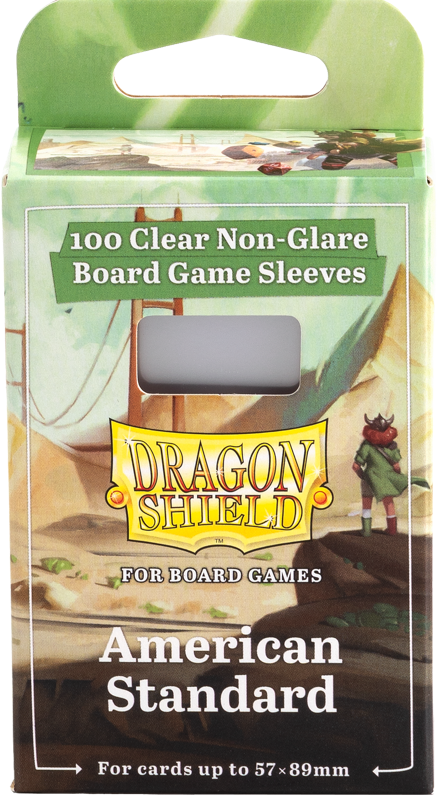 DRAGON SHIELD BOARD GAME SLEEVES AMERICAN STANDARD NON-GLARE Dragon Shield Dragon Shield | Red Claw Gaming