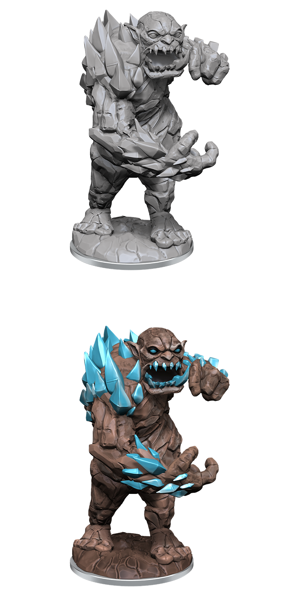 Pathfinder Deep Cuts Unpainted Miniature: CAVERN TROLL Minatures Wizkids Games | Red Claw Gaming