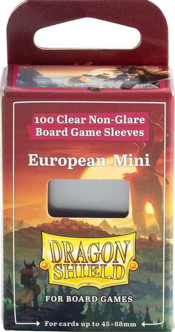 DRAGON SHIELD BOARD GAME SLEEVES EUROPEAN MINI NON-GLARE Dragon Shield Dragon Shield | Red Claw Gaming