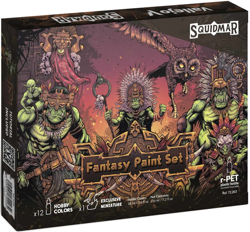 VALLEJO: FANTASY PAINT SET BY SQUIDMAR MINIATURES | Red Claw Gaming