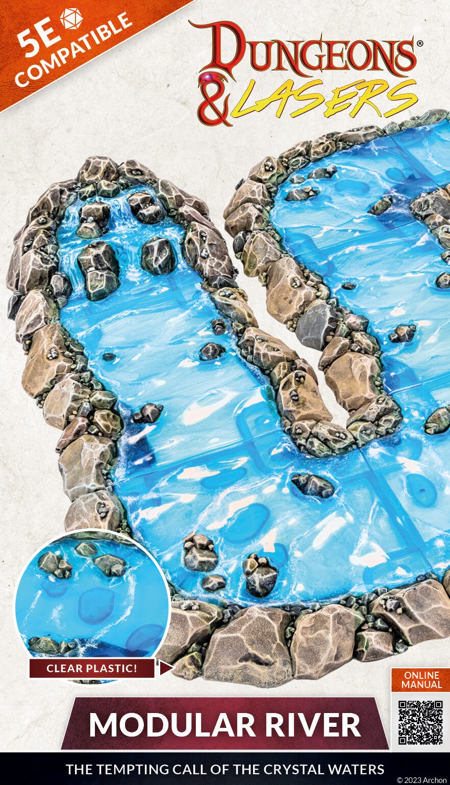 DUNGEONS AND LASERS MODULAR RIVER  Red Claw Gaming    | Red Claw Gaming