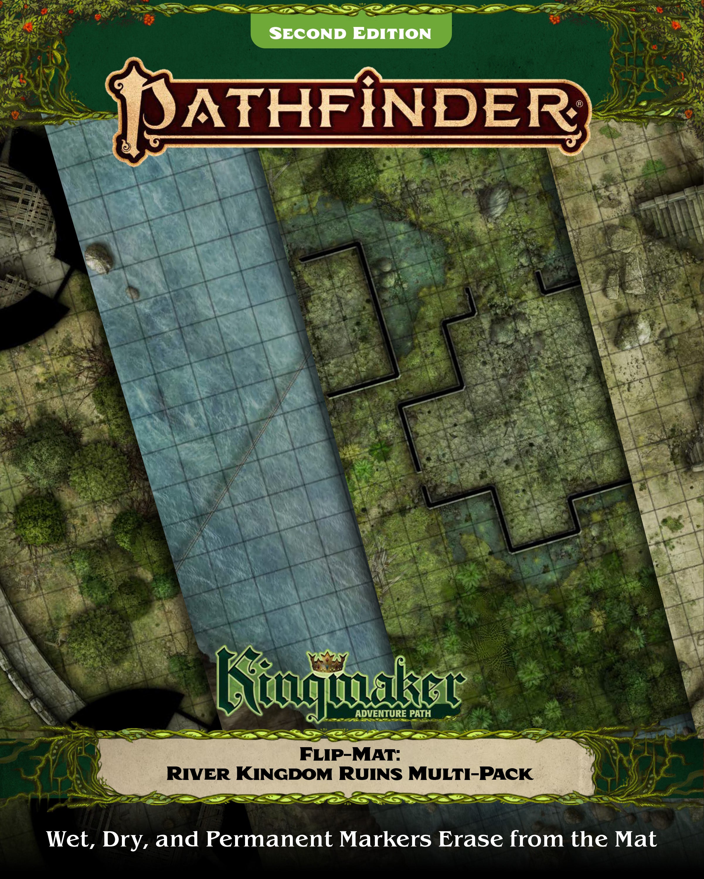 PATHFINDER FLIP-MAT KINGDOM - RIVER RUINS MULTI-PK Pathfinder Paizo    | Red Claw Gaming