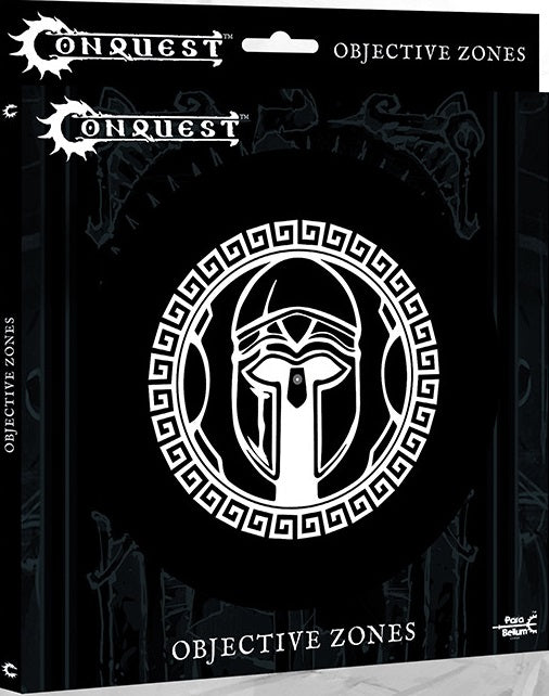 CONQUEST: OBJECTIVES ZONES CITY STATES LOGO Miniatures Universal DIstribution | Red Claw Gaming